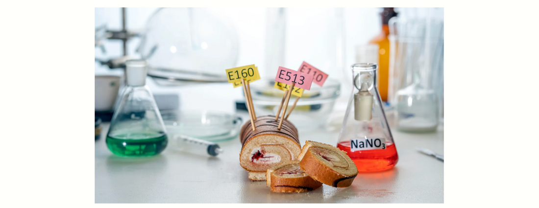 食事やペットフードに含まれる添加物を表す画像