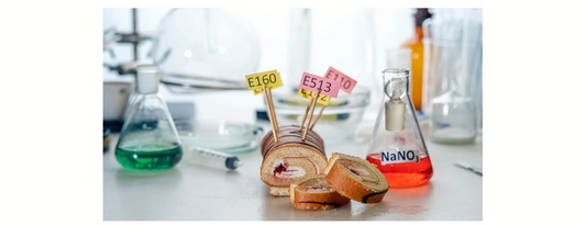 食事やペットフードに含まれる添加物を表す画像