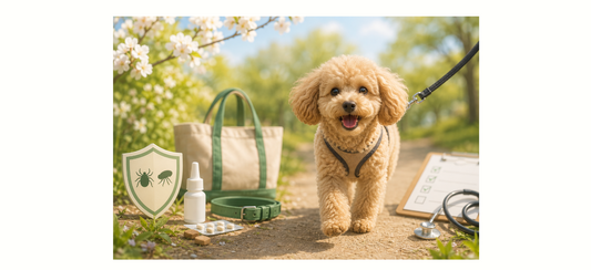 春のお散歩前に確認！犬のノミ・マダニ対策とワクチン時期の目安